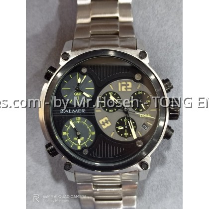 Balmer XXL Chronograph 3-Time Zone 48mm 7859G SS-1